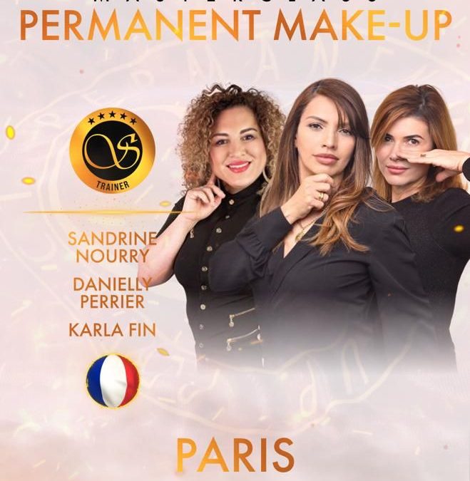 Masterclass maquillage permanent à Paris du 24 au 26 octobre 2022