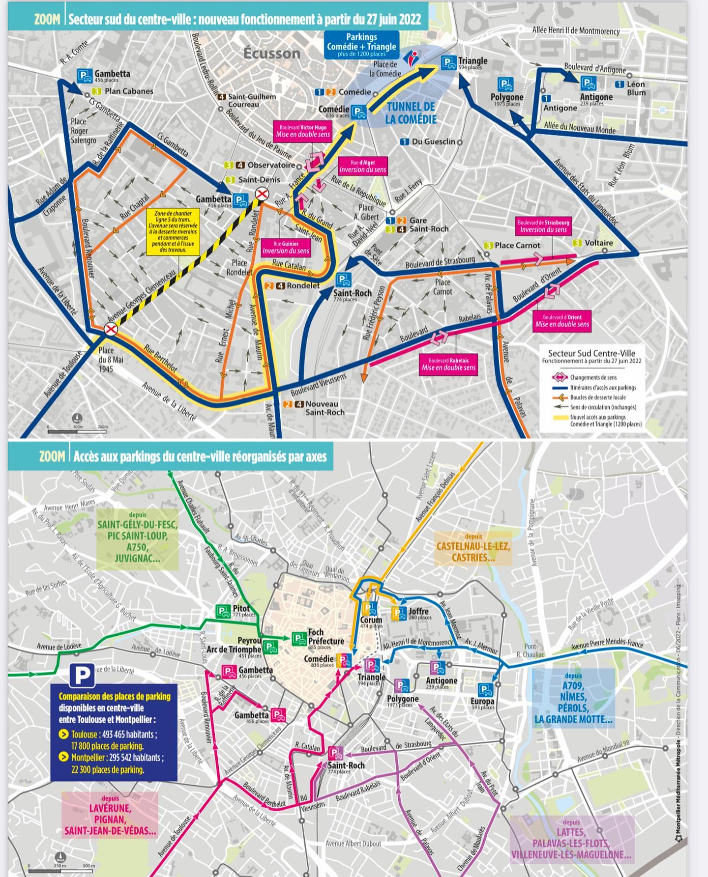 Plan montpellier