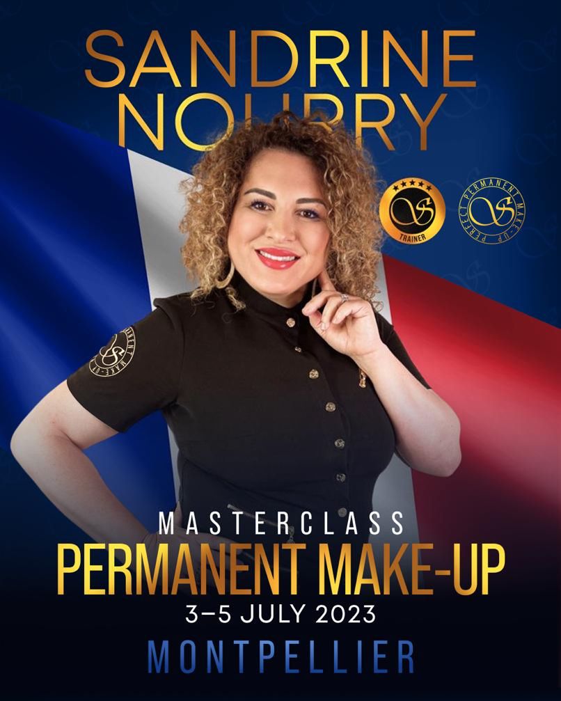 Masterclass maquillage permanent à Montpellier juillet 2023 - trainer Sandrine Nourry SviatoAcademy