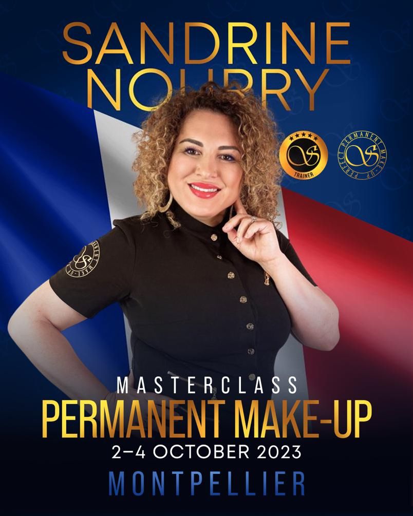 Masterclass maquillage permanent à Montpellier octobre 2023 - trainer Sandrine Nourry SviatoAcademy