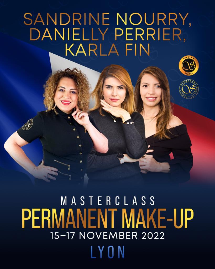09_ 2022 MONTPELLIER Master class maquillage permanent SviatoAcademy avec Sanrdine, Danielli et Karla