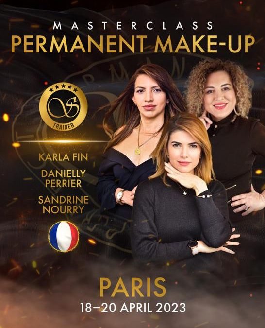 Masterclass maquillage permanent à Paris du 18 au 20 avril 2023 
