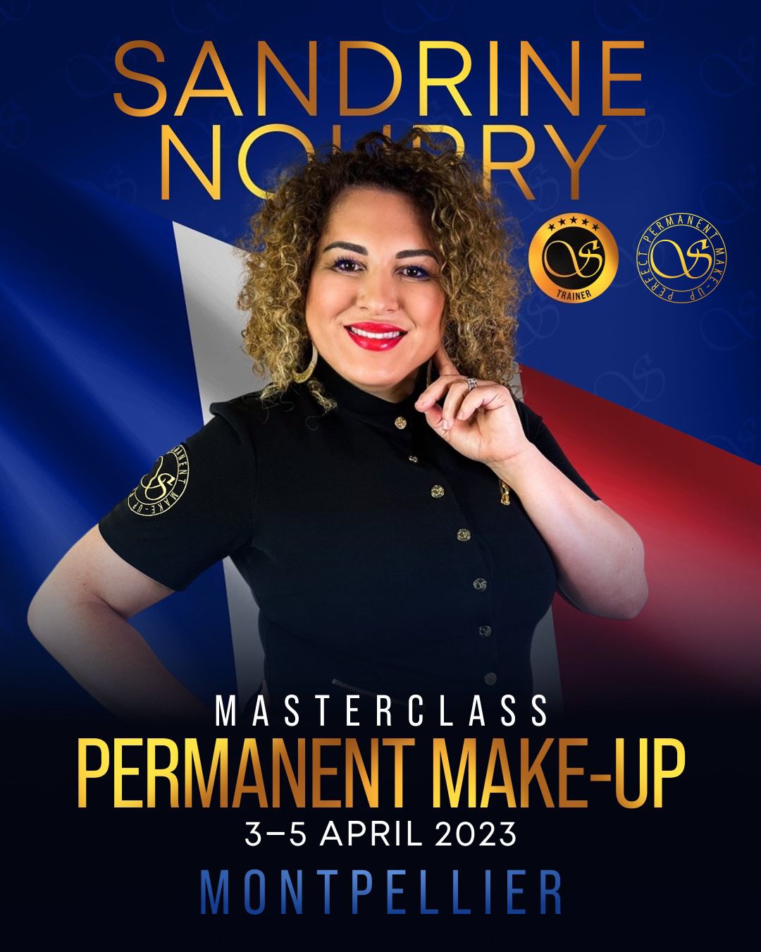 Formation Masterclass Maquillage permanent à Montpellier avril 2023 - Sandrine Nourry Sviatoacademy Trainer