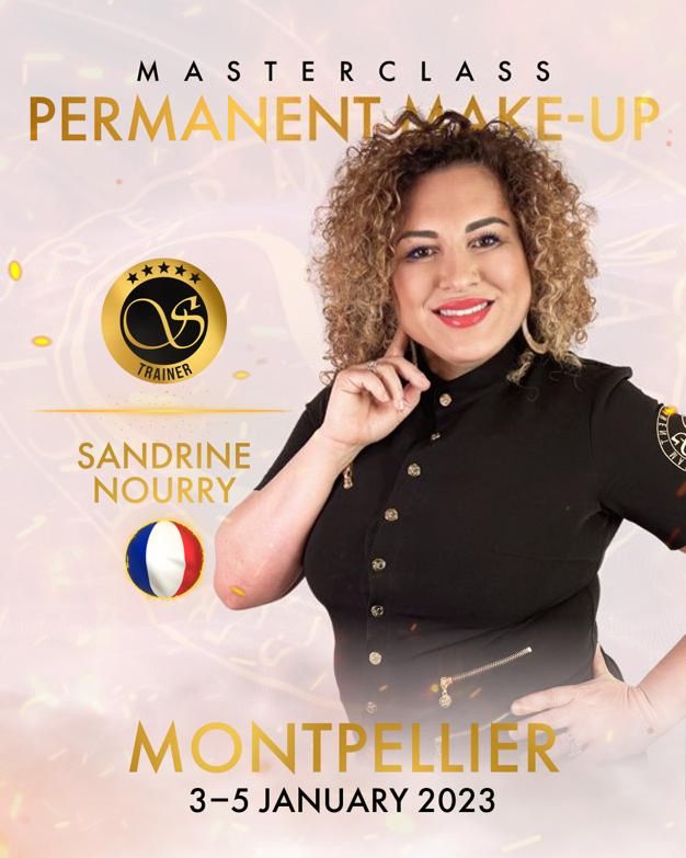 Masterclass Maquillage permanent à Montpellier janvier 2023 - Sandrine Nourry Sviatoacademy Trainer